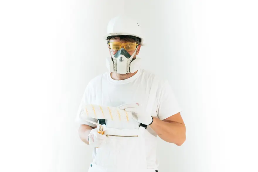 Matériel de peintre préparé avant chantier